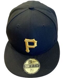 New Era Pittsburgh Pirates fitted size  7 5/8 PreOwned